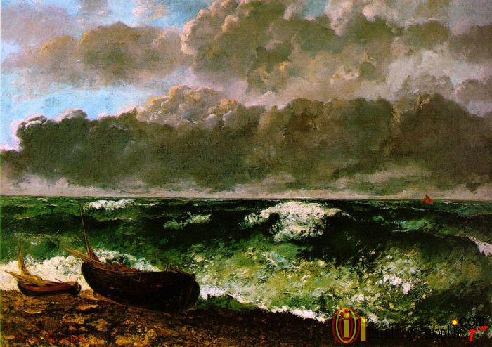 The Stormy Sea,1869