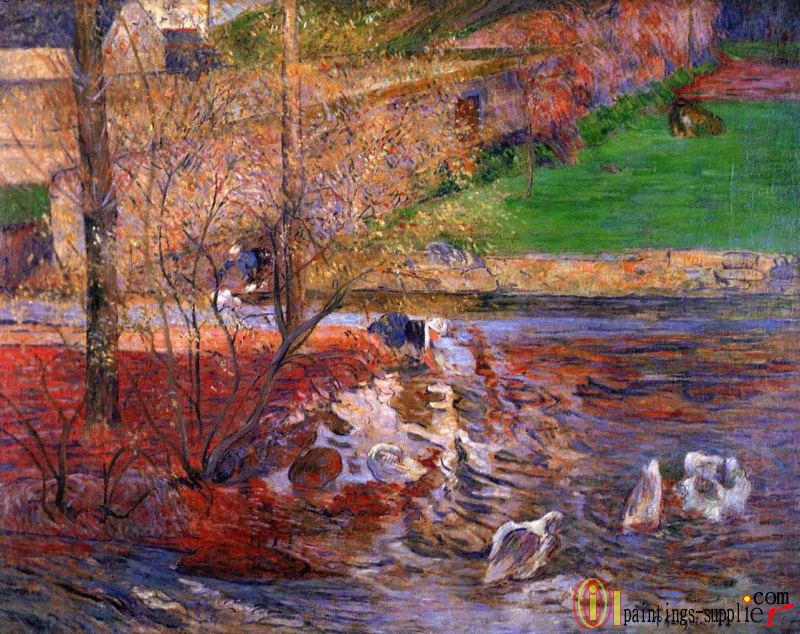 Landscape with Geese