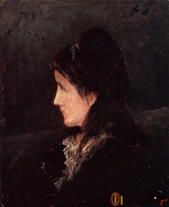 Portrait of Ingeborg Thaulow.