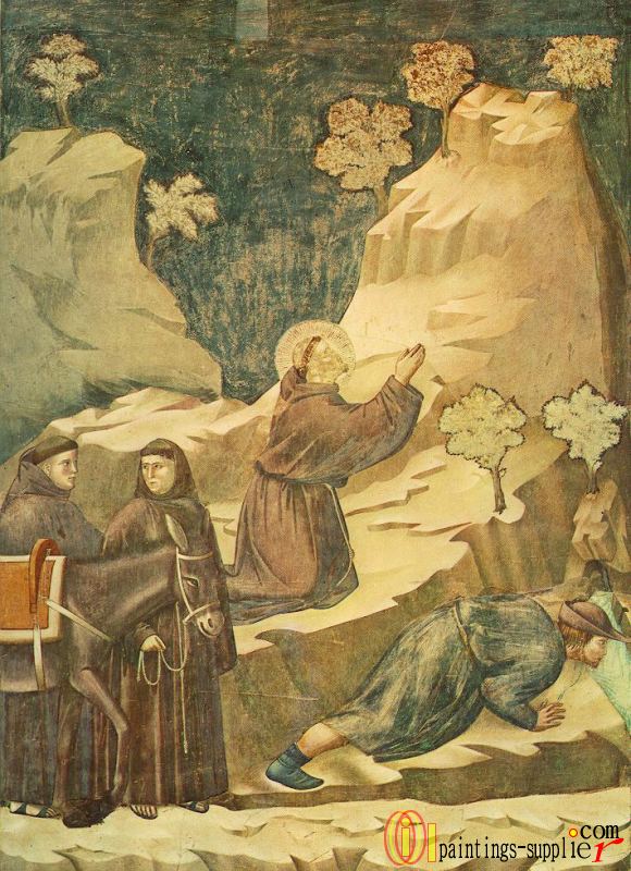 Legend of St Francis 14 Miracle of the Spring