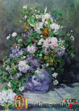 Great vase of flowers