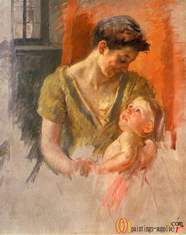 Mother and Child Smiling at Each Other ,1908.