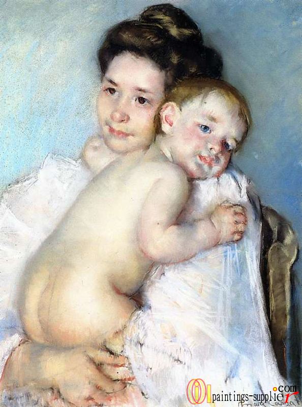 Mother Berthe Holding Her Baby,1900