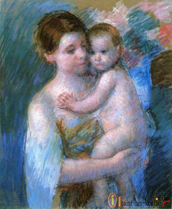 Mother Holding Her Baby,1914.