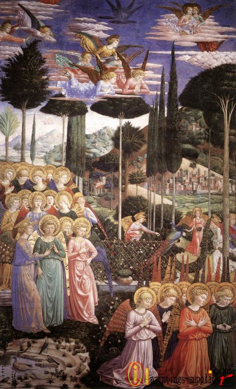 Angels Worshipping (left side)