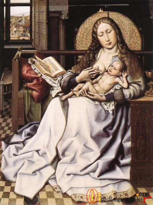 The Virgin and Child before a Firescreen ,1430