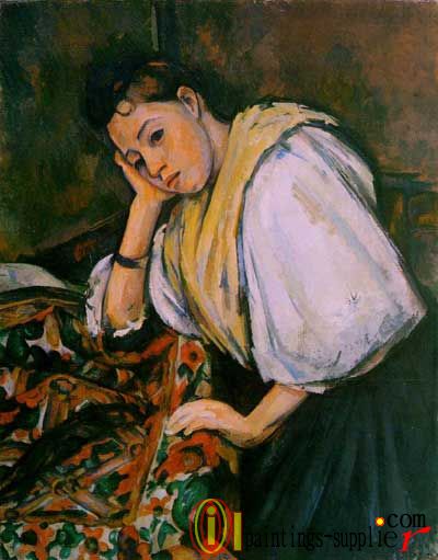 Young Italian Girl Resting on Her Elbow, 1900